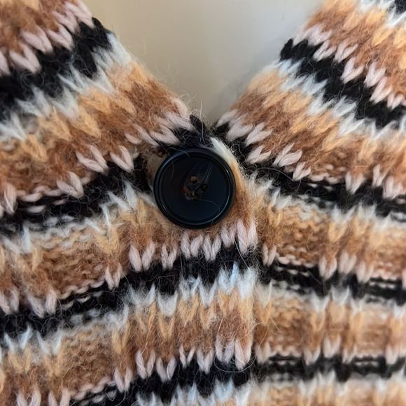 A.L.C. Rebekah striped ribbed wool-blend cardigan - Picture 3 of 16